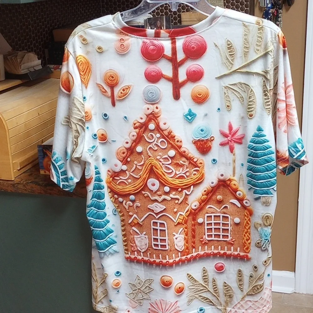 Christmas Gingerbread T-shirt - Picture 4 of 5